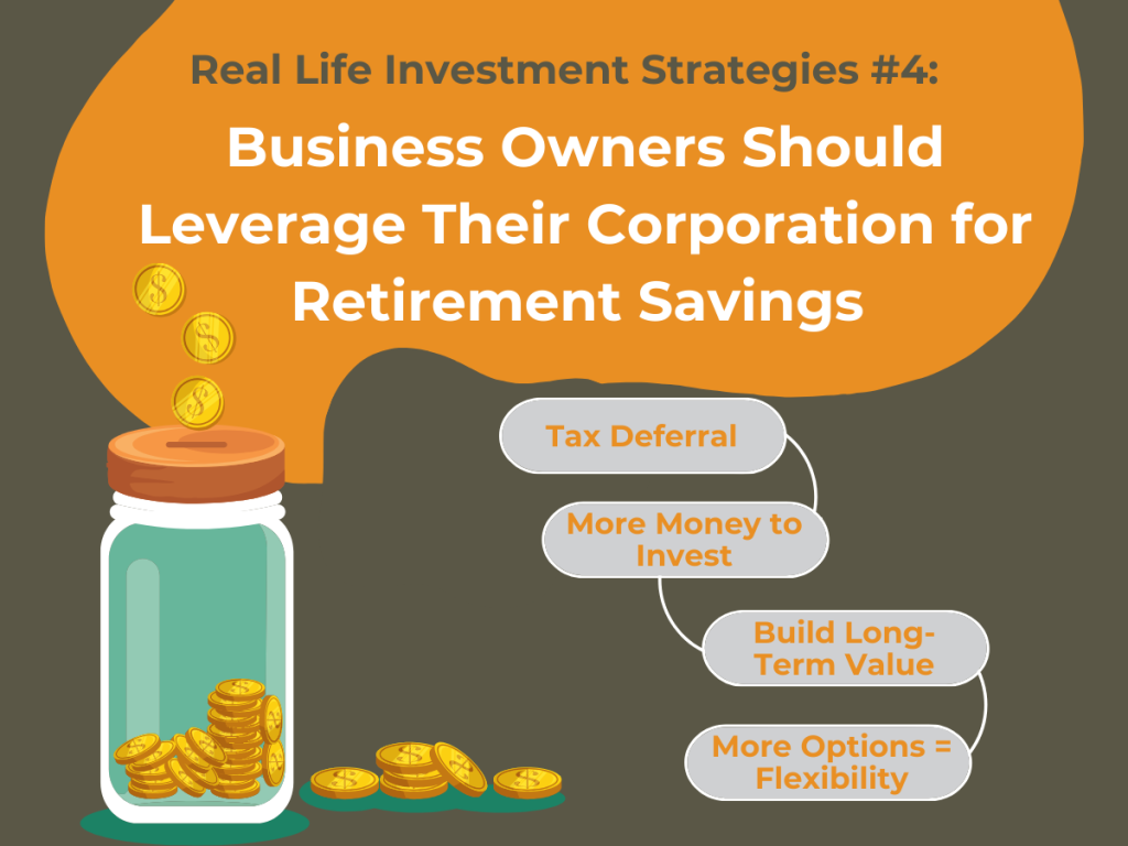 Read more about the article Real Life Investment Strategies #4: Business Owners Should Leverage Their Corporation for Retirement Savings