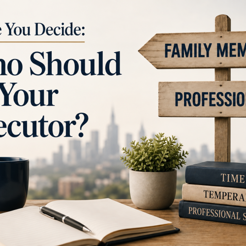 Before you Decide:  Who Should Be Your Executor?